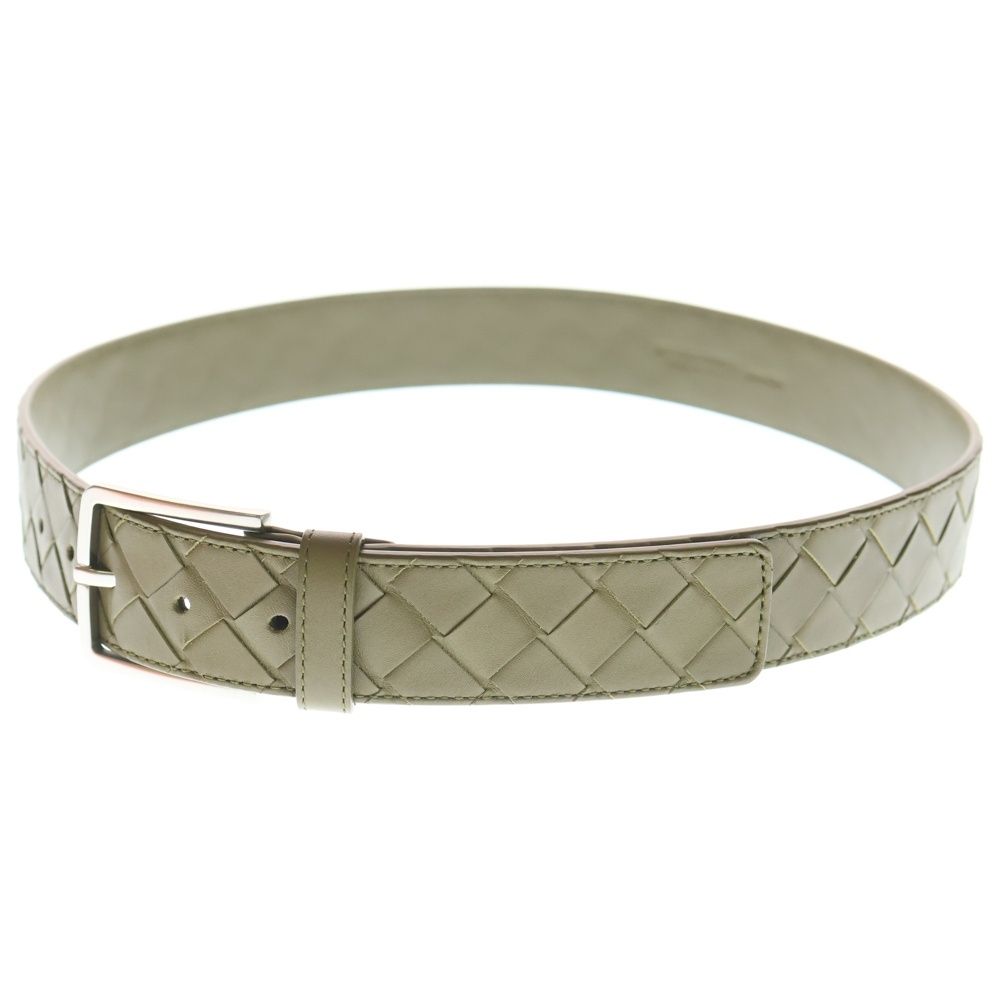 BOTTEGA VENETA (ボッテガヴェネタ) イントレチャート ベルト カーキ