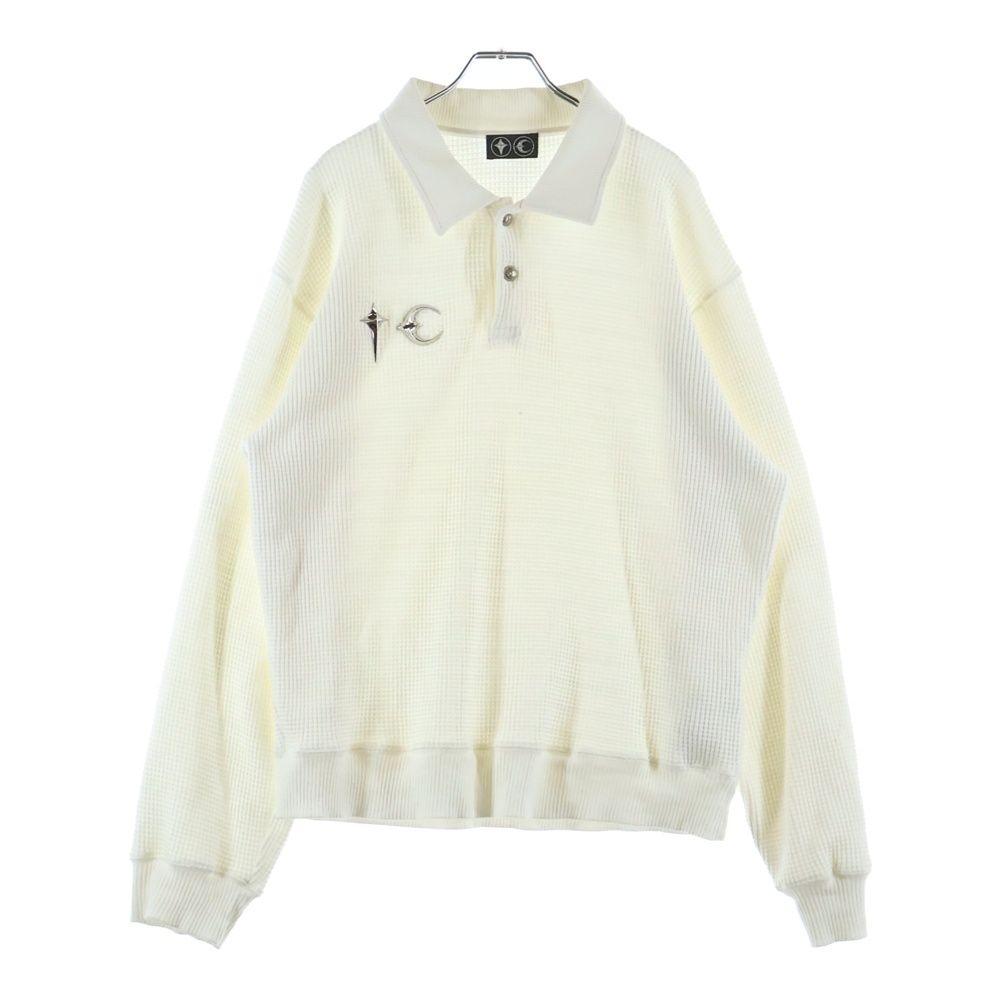 THUG CLUB (サグクラブ) フロントロゴ サーマルスウェット ホワイト