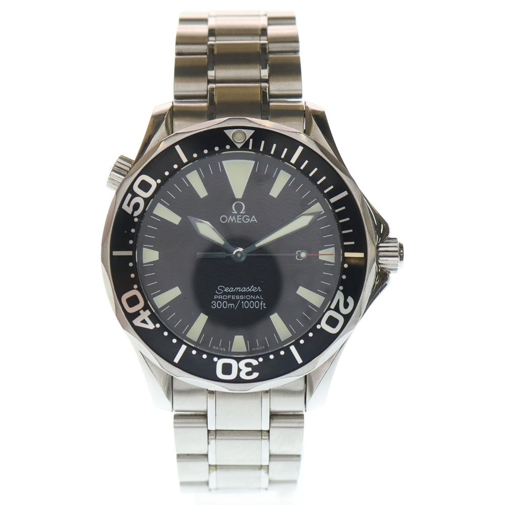 OMEGA (オメガ) シーマスタープロフェッショナル300 デイト SS 黒文字