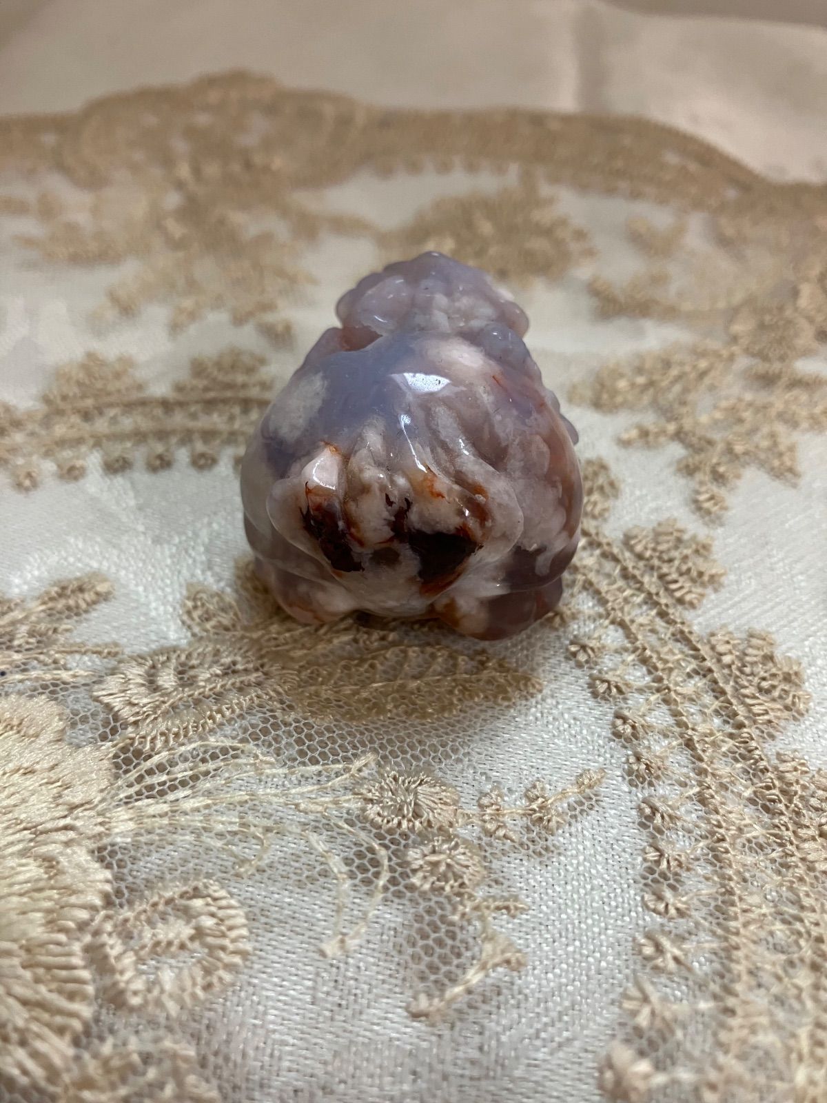 龍亀 ロングイ 桜瑪瑙 薄いパープル - メルカリ