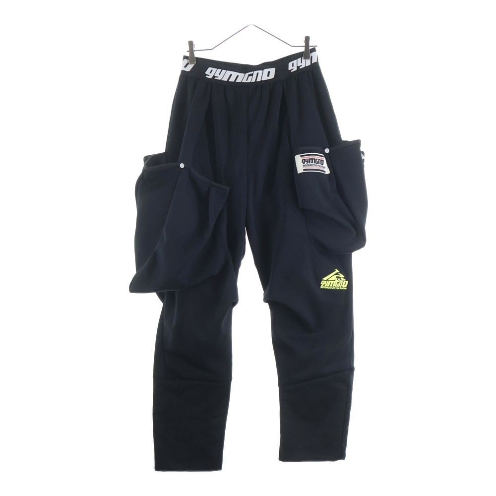 RIVINGTON roi Rebis リヴィントンロイレビス ROMAN GUARD PANT ロマン ガード サルエルトラックパンツ ブラック RIVINGTON roi Rebis (リヴィントンロイレビス ) ROMAN GUARD PANT
