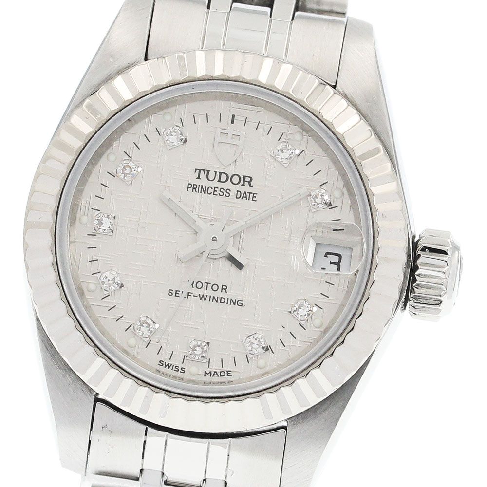 チュードル TUDOR 92514 プリンセスデイト 10Pダイヤ 自動巻き
