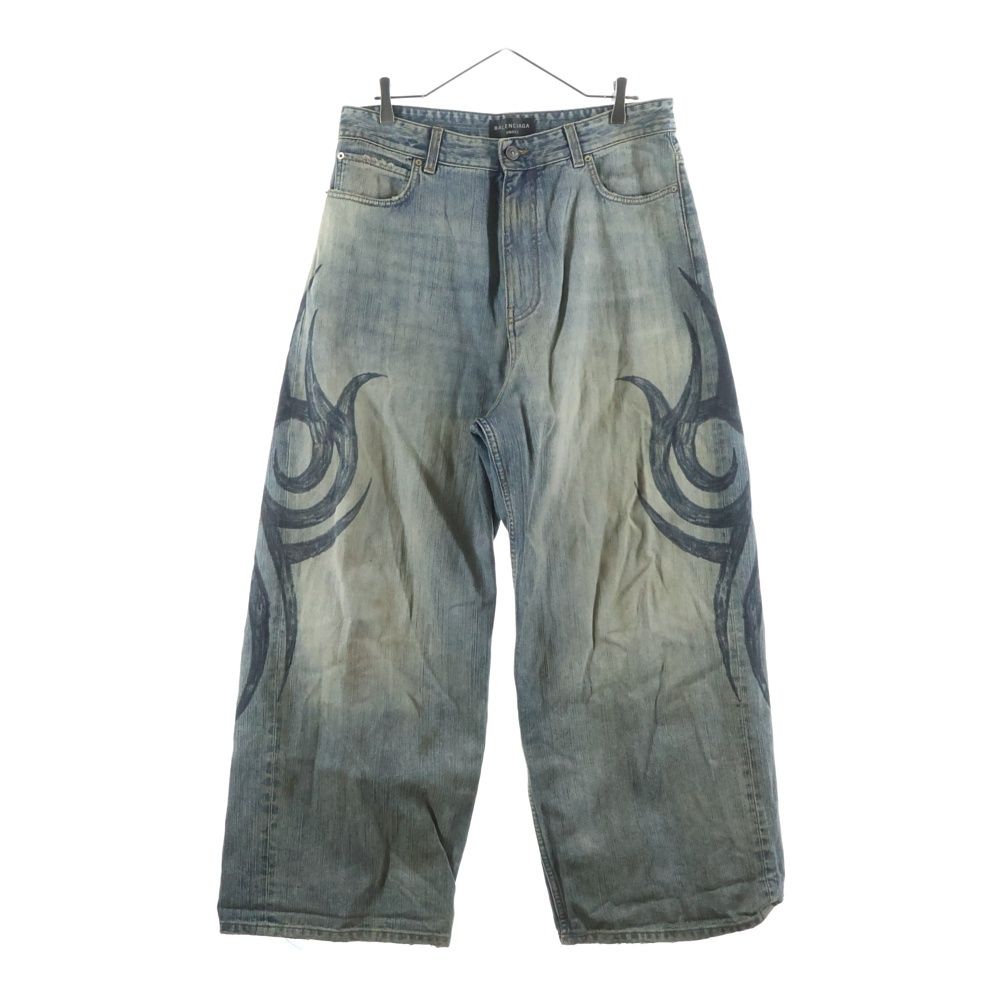 BALENCIAGA (バレンシアガ) 24AW Y2K Stretched Knee Baggy Jean