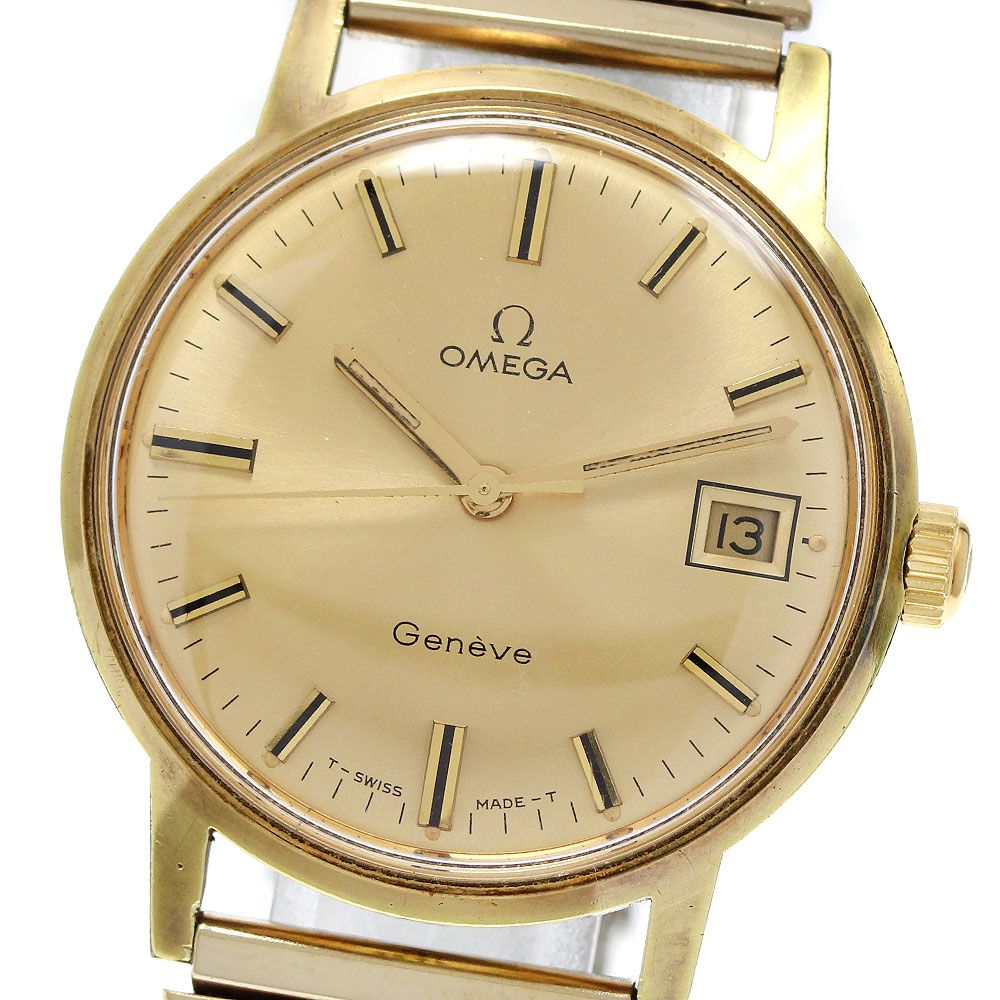 オメガ OMEGA 136.070 ジュネーブ デイト Cal.613 手巻き メンズ