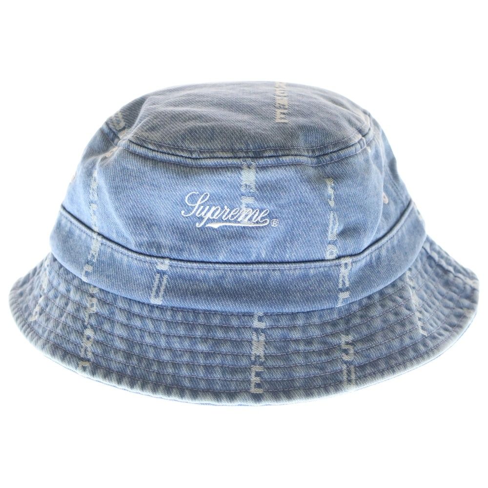 SUPREME (シュプリーム) 20AW Logo Stripe Jacquard Denim Crusher