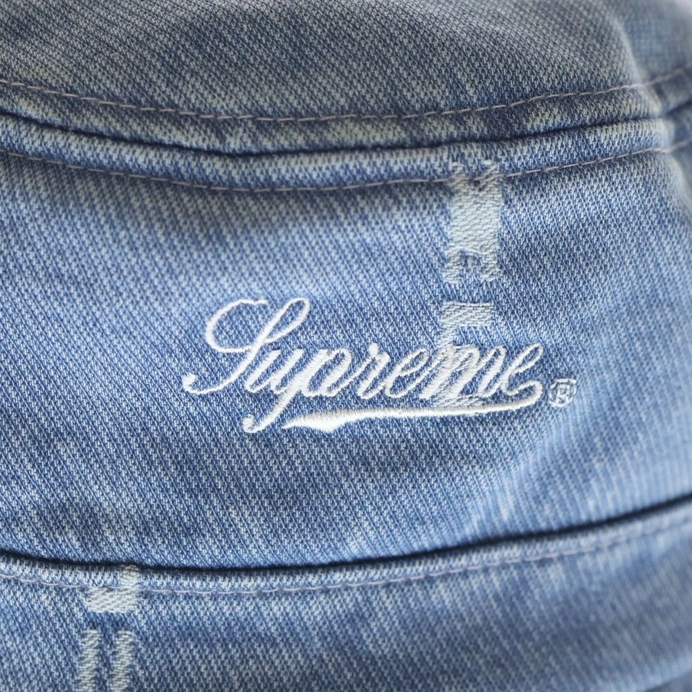 SUPREME (シュプリーム) 20AW Logo Stripe Jacquard Denim Crusher