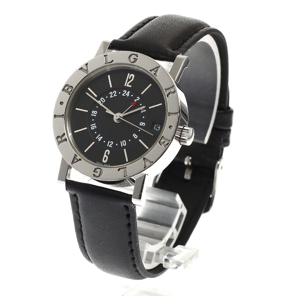  ブルガリ BVLGARI BB33SL GMT ブルガリブルガリ GMT デイト 自動巻き ボーイズ _940522 オーバーサイズ 自動巻き時計 腕時計(アナログ)