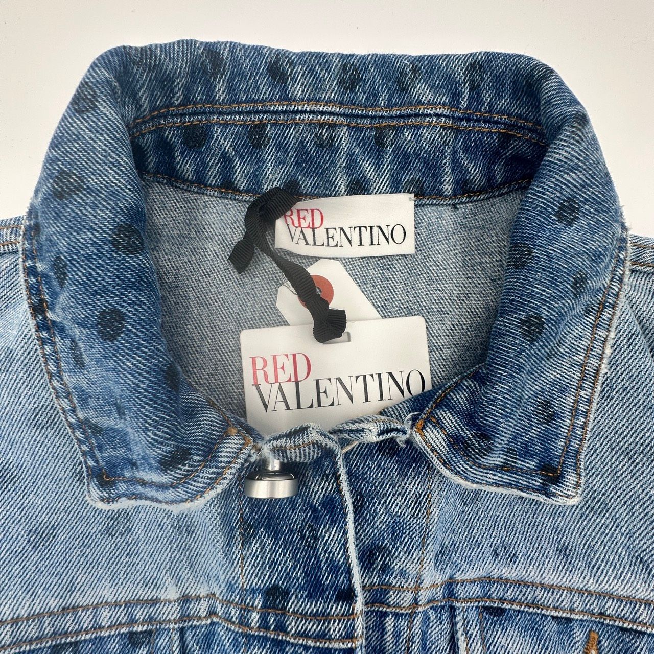 RED VALENTINO（レッドヴァレンティノ）ドット柄デニムジャケット