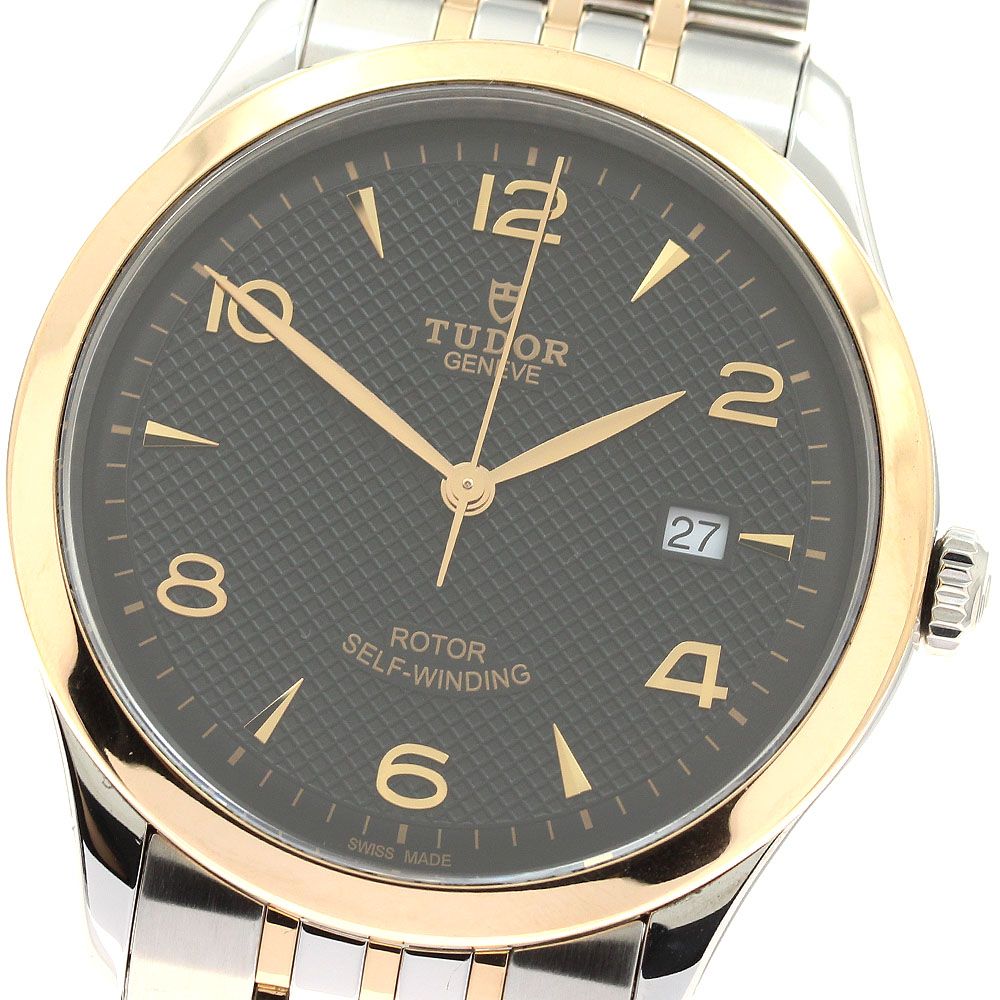 チュードル TUDOR 91651 1926 デイト 自動巻き メンズ 保証書付き_933076