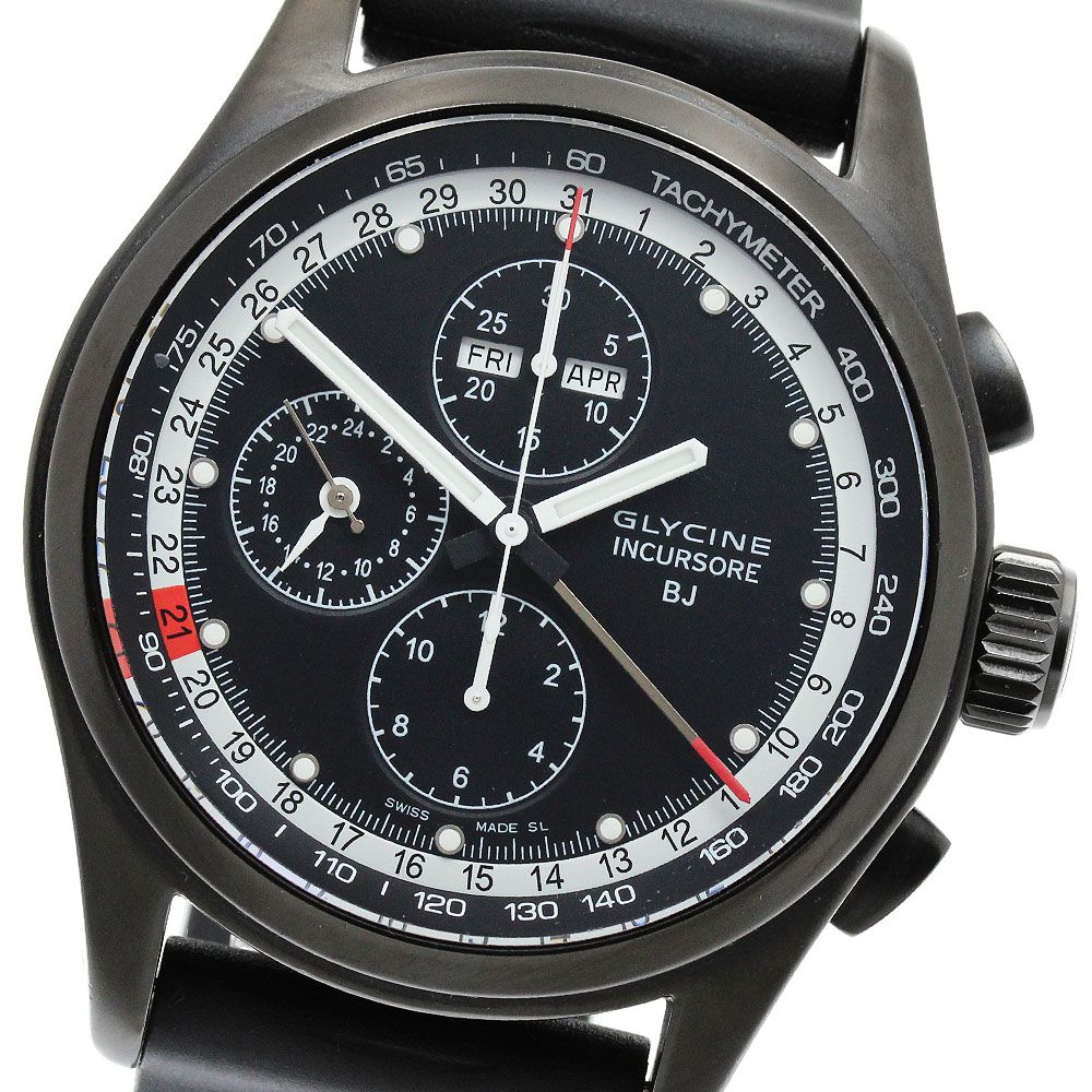 グリシン GLYCINE 3872 インクルソーレ BJ クロノグラフ トリプルカレンダー 自動巻き メンズ _942644