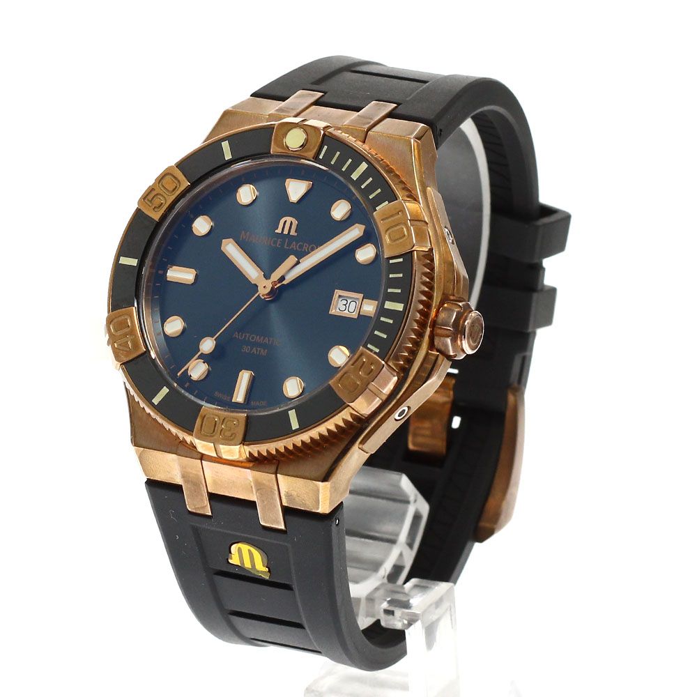  モーリスラクロア MAURICE LACROIX AI6058-BRZ0B-330-2 アイコン ベンチュラー ブロンズ デイト 自動巻き メンズ 箱 保証書付き_943244 抜け感 自動巻き時計 腕時計(アナログ)