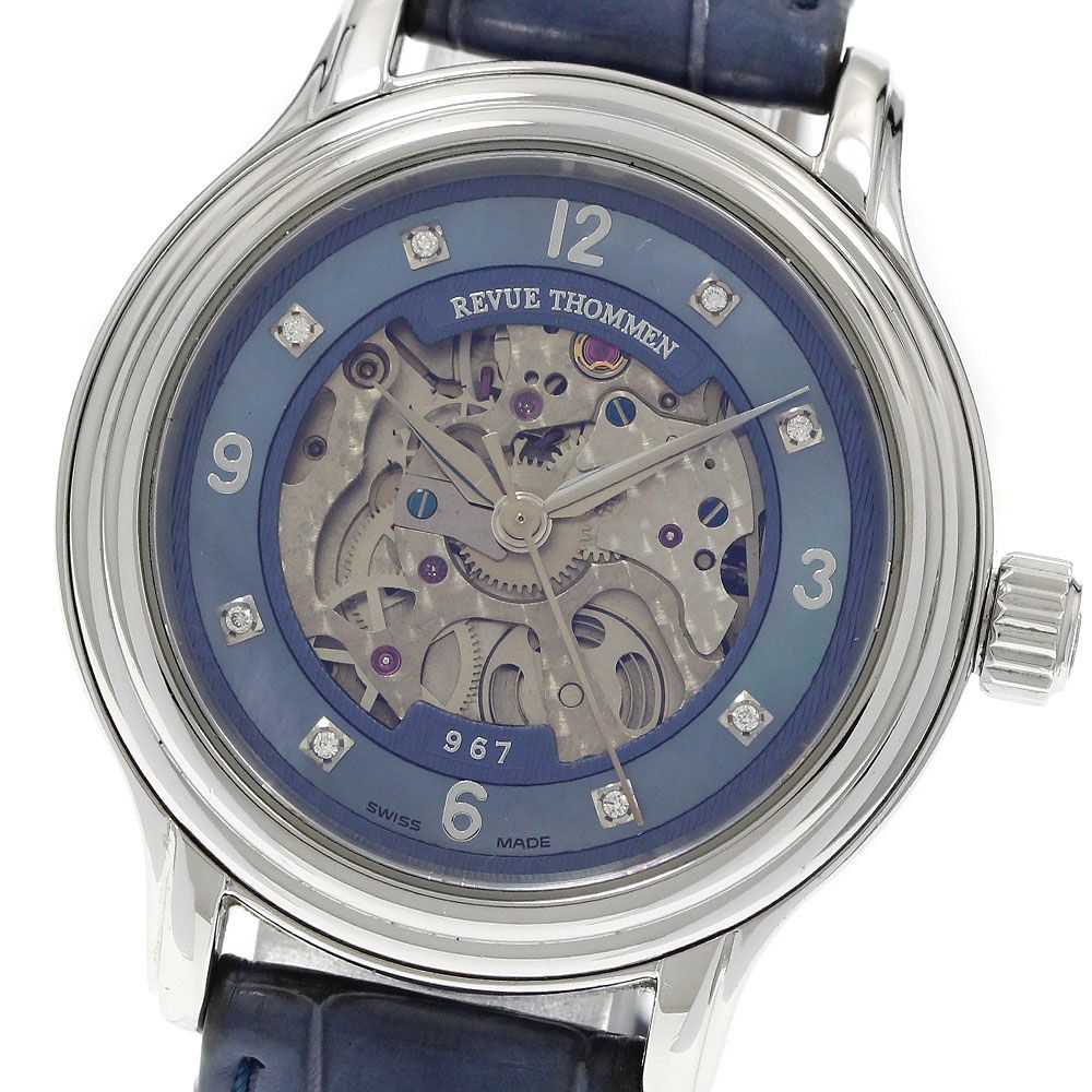 レビュートーメン REVUE THOMMEN 12500.2 8Pダイヤ 自動巻き レディース _940005 レビュートーメン REVUE THOMMEN 12500.2 8Pダイヤ 自動巻き