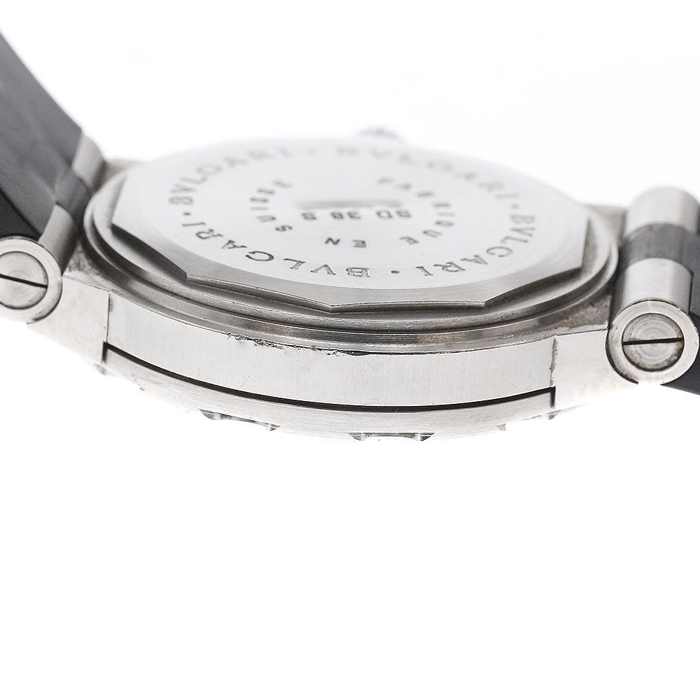  ベルト訳あり ブルガリ BVLGARI SD38S ディアゴノ スクーバ デイト 自動巻き メンズ _943542 トレーナー 自動巻き時計 腕時計(アナログ)