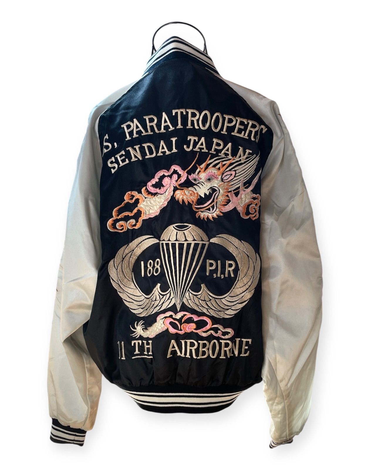 ROMANTIC FACE ロマンティックフェース スカジャン PARATROOPERS 龍