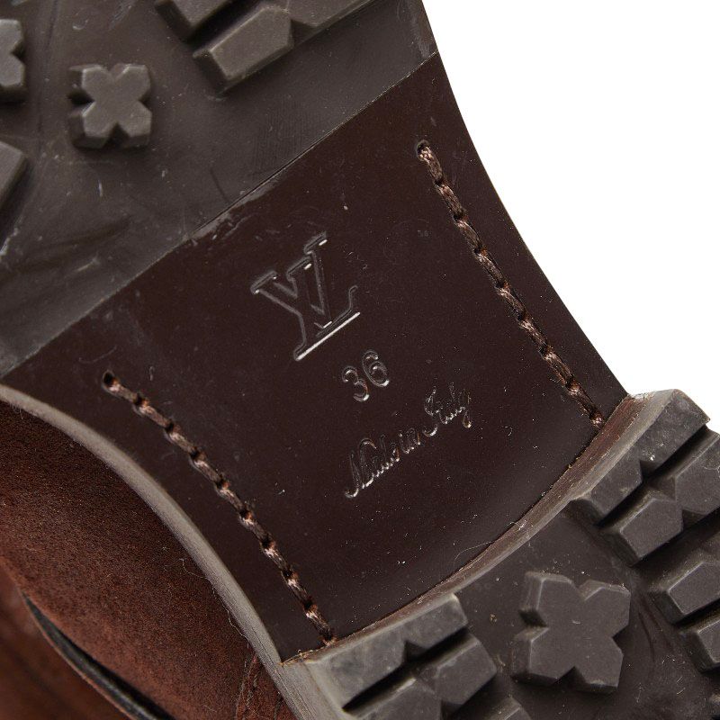ルイ ヴィトン モノグラム - ムートンブーツ サイズ36 ブラウン