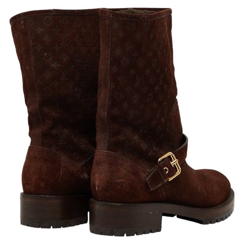 ルイ ヴィトン モノグラム - ムートンブーツ サイズ36 ブラウン