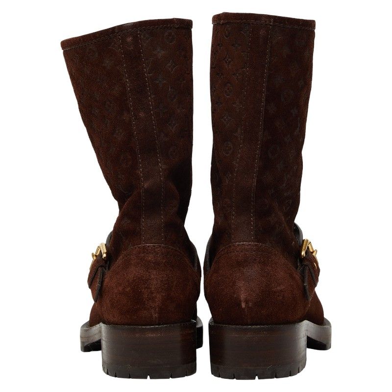 ルイ ヴィトン モノグラム - ムートンブーツ サイズ36 ブラウン