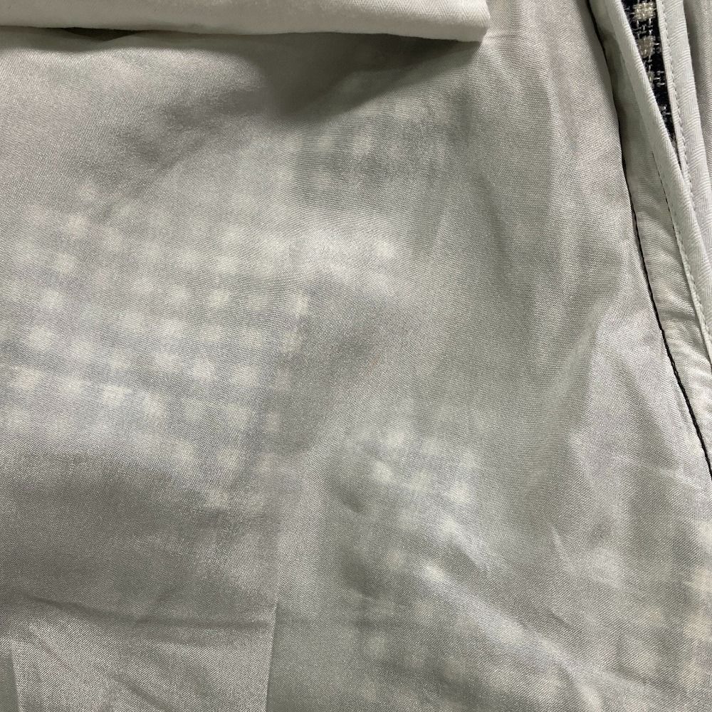 良品 DRAWER ドゥロワー ウールシルク ギンガムチェックパンツ 34