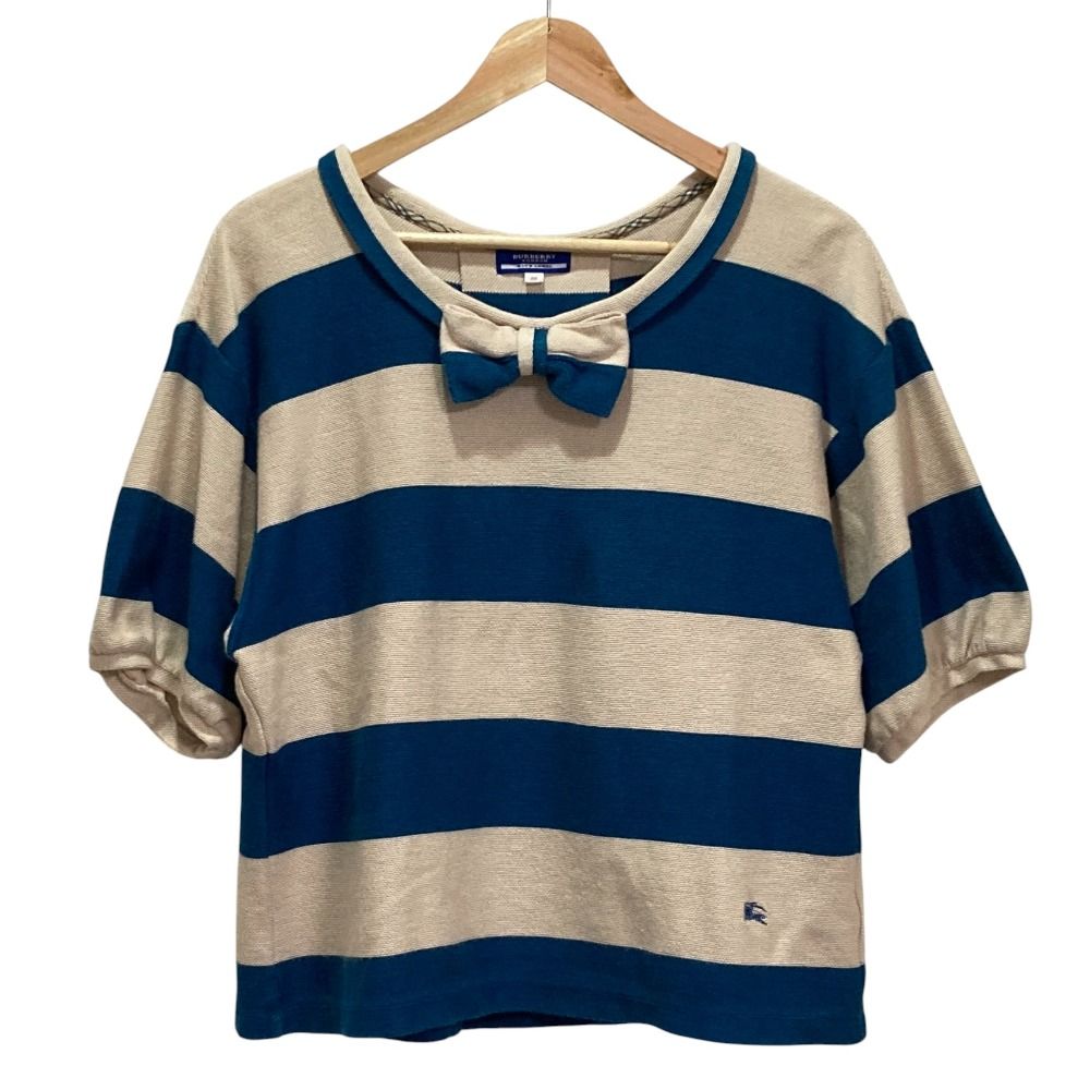 BURBERRY BLUE LABEL バーバリーブルーレーベル リボン ボーダー半袖