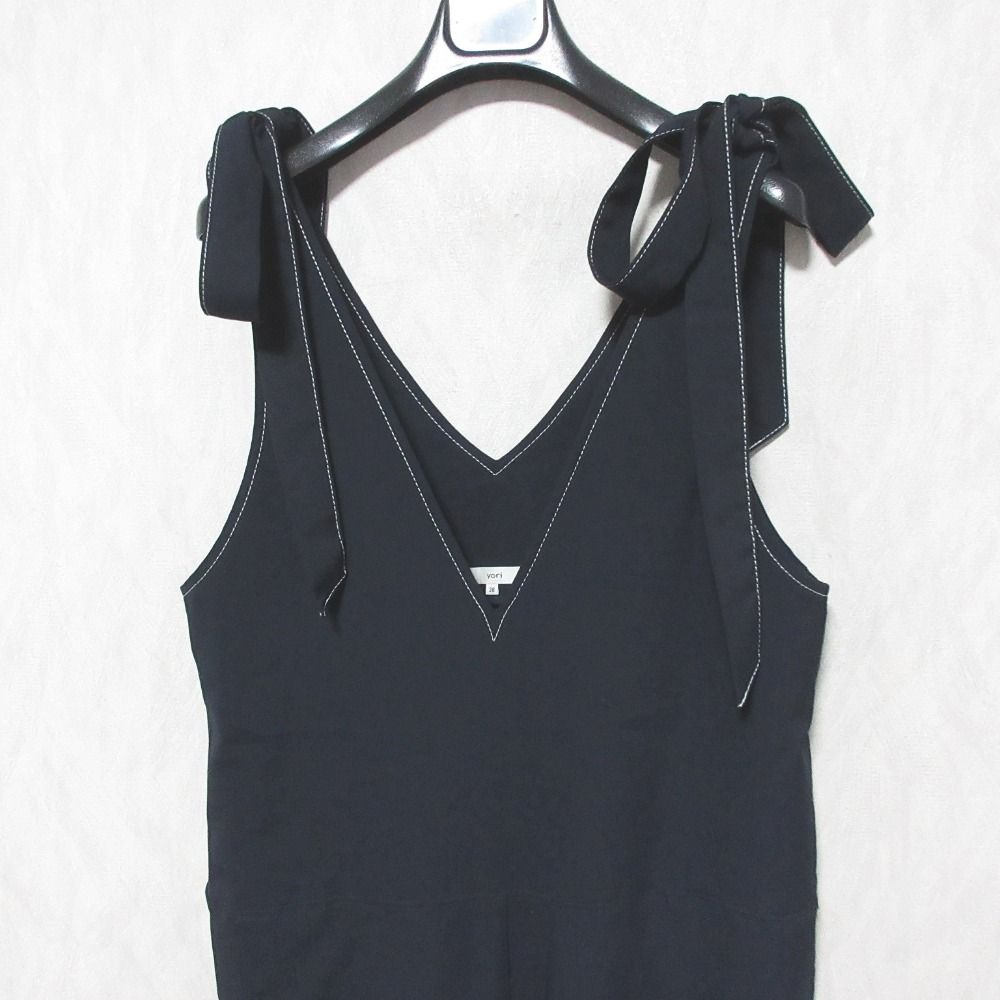 良品 yori ヨリ トリアセリボンサロペット パンツ YR2124-066SM 38