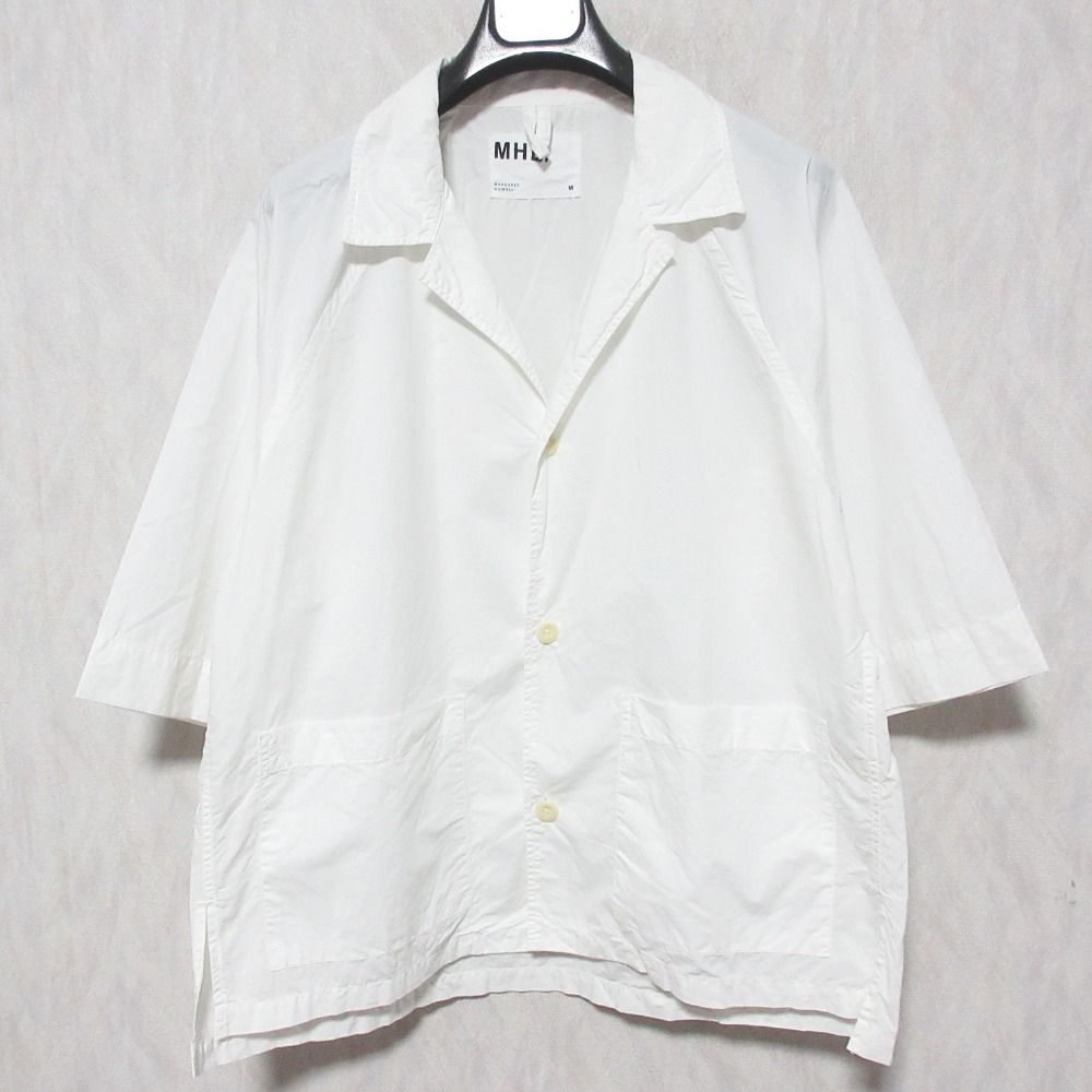 美品 MHL エムエイチエル マーガレットハウエル ショートラグラン