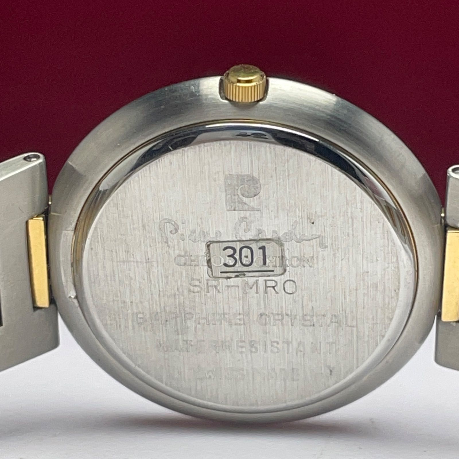 未使用 デッドストック】 ピエールカルダン スイス製 QZ ギョーシェ