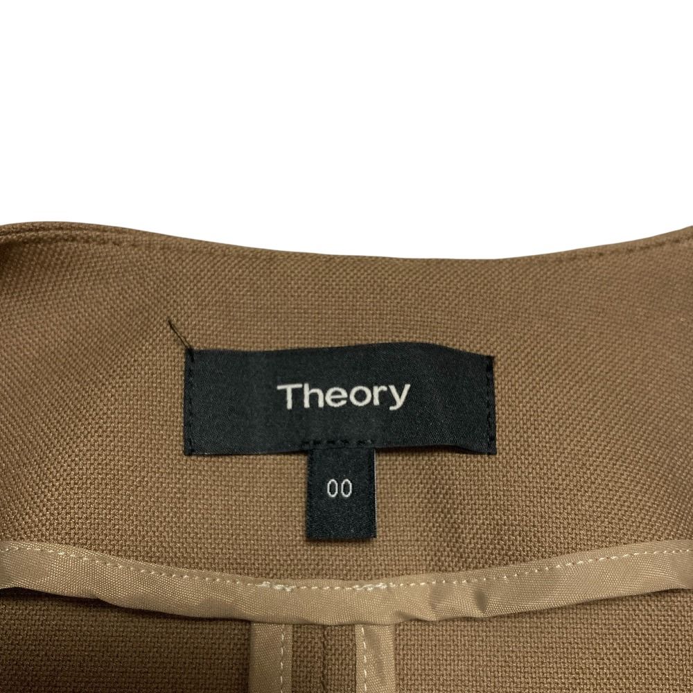 良品 Theory セオリー STRETCH CANVAS ノーカラージャケット パンツ