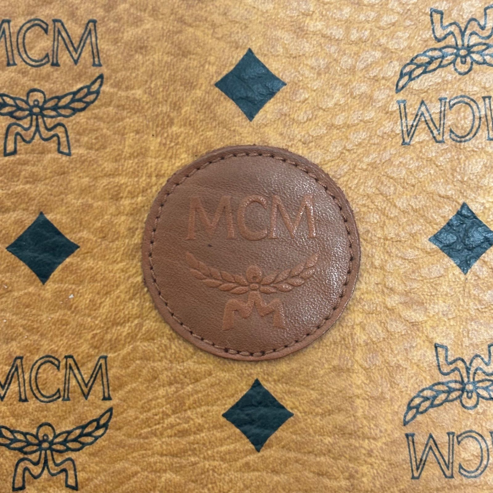 ヴィンテージ MCM ショルダーバッグ タンバリンバッグ ゴールド