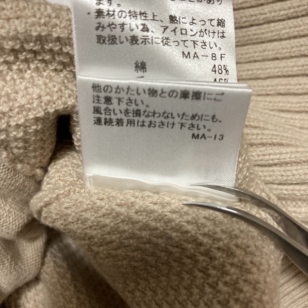 美品 BURBERRY LONDON バーバリーロンドン コットンニット ダブル