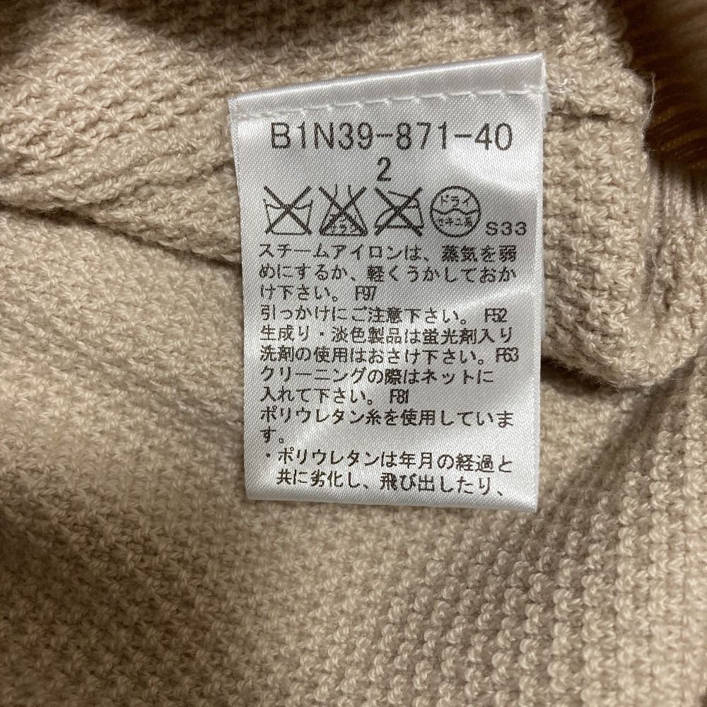 美品 BURBERRY LONDON バーバリーロンドン コットンニット ダブル