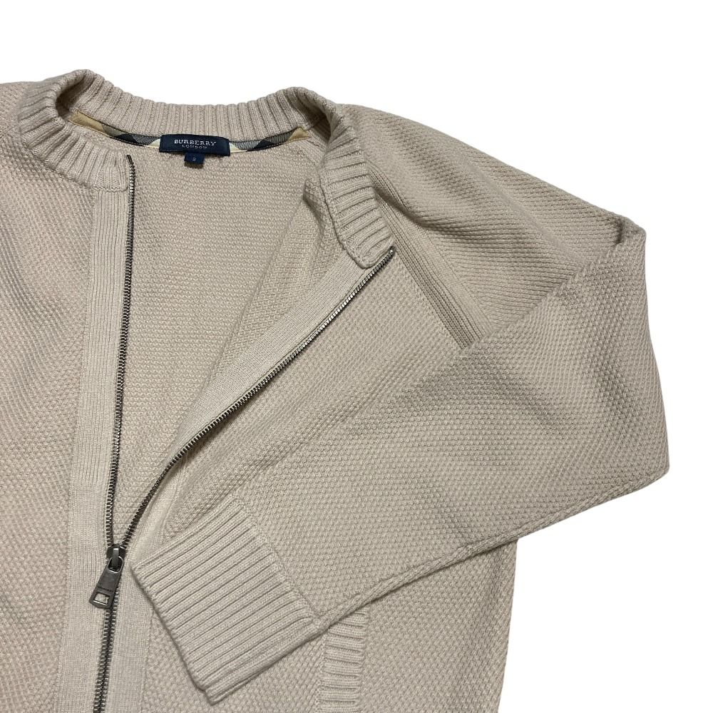 美品 BURBERRY LONDON バーバリーロンドン コットンニット ダブル