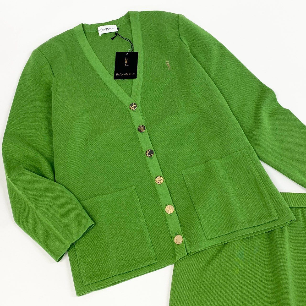 b23 【デッドストック】Yves Saint Laurent イヴサンローラン YSLロゴ