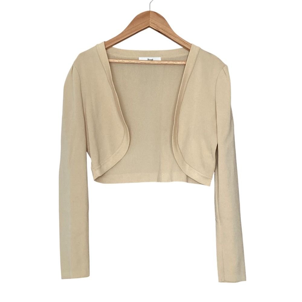 美品 Rene ルネ ニットボレロ ショート カーディガン サイズ34