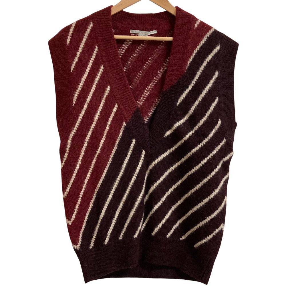 美品 STELLA McCARTNEY ステラマッカートニー Vネック ストライプ