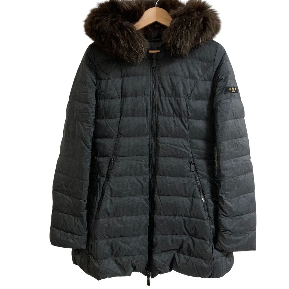 美品 TATRAS タトラス CLELIA リバーシブル ファー付 フーディダウン