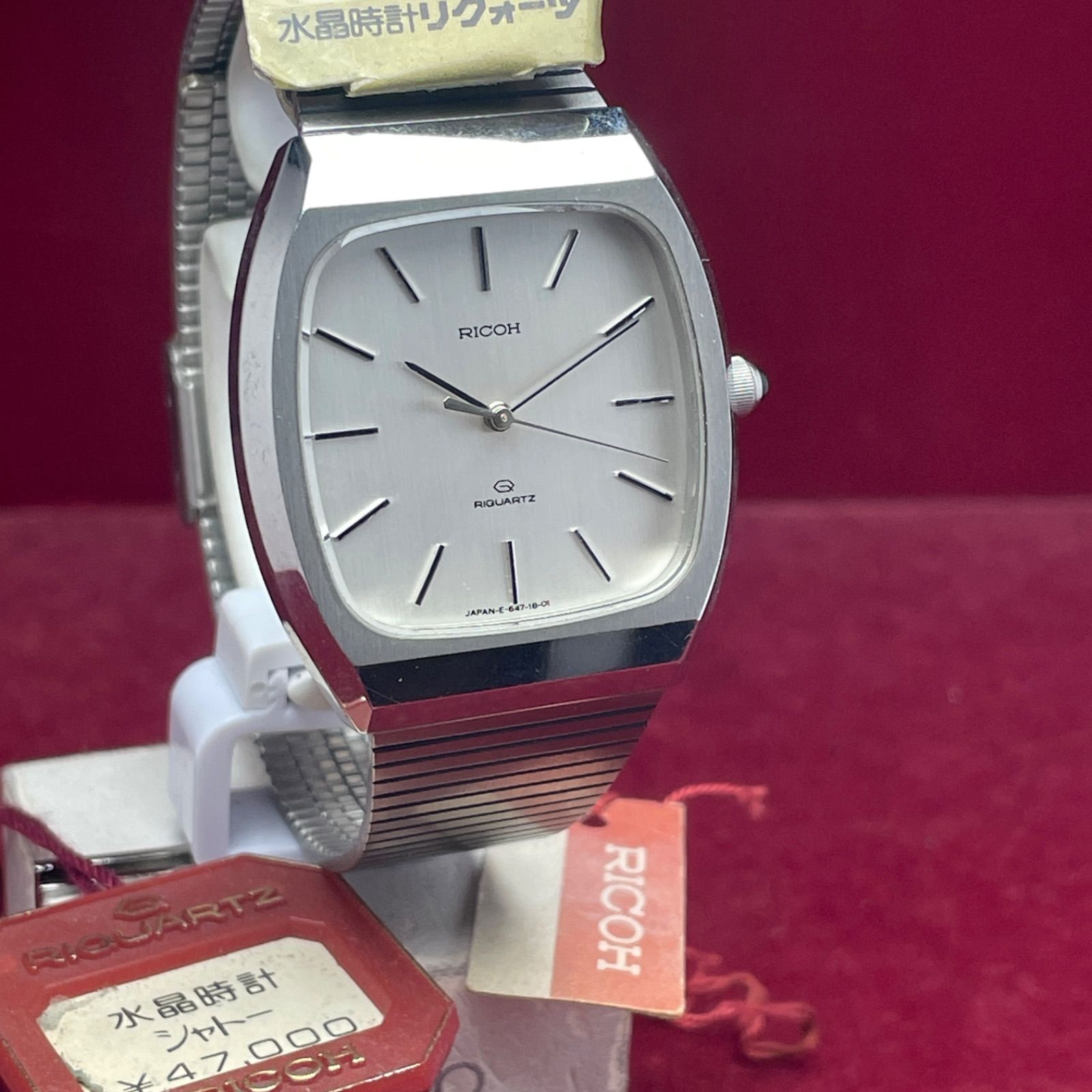 ☆デッドストック 未使用 電池交換済 リコー RIQUARTZ シャトー 稼働品 