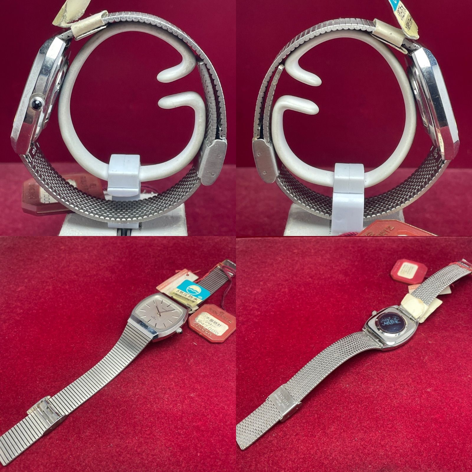 ☆デッドストック 未使用 電池交換済 リコー RIQUARTZ シャトー 稼働品