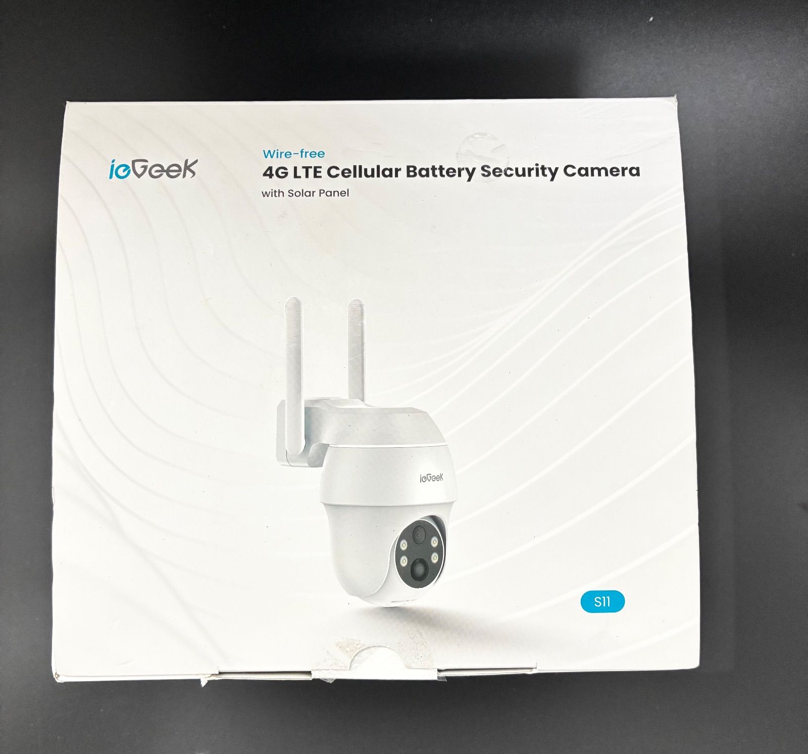 ieGeek 防犯カメラ 4G LTE ワイヤレス ソーラーパネル付き S11 - メルカリ