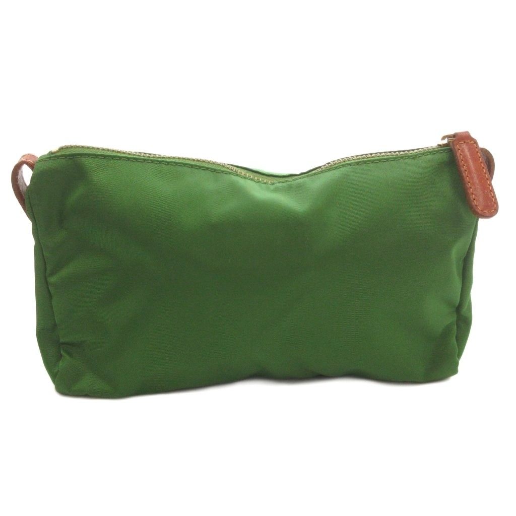フェリージ Felisi 512 ポーチ インバッグ ナイロン レザー 緑