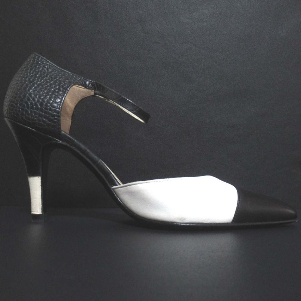 美品 CHANEL シャネル ポインテッドトゥ アンクルストラップ パンプス