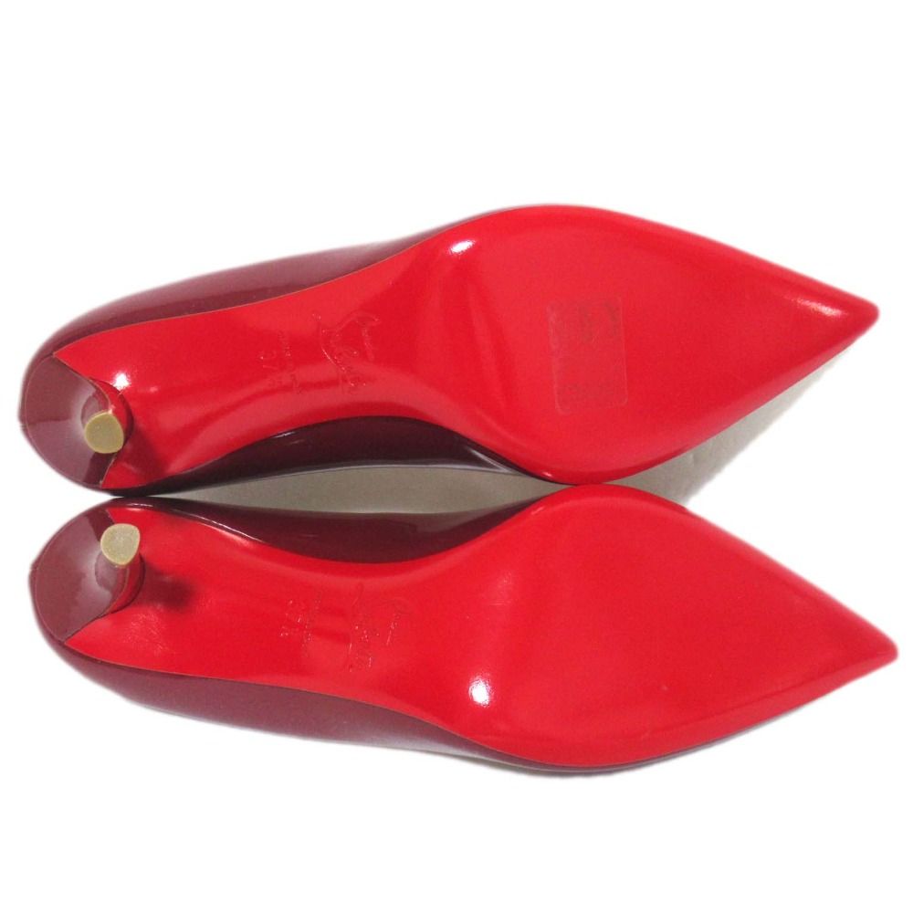 未使用 Christian Louboutin クリスチャンルブタン パテントレザー