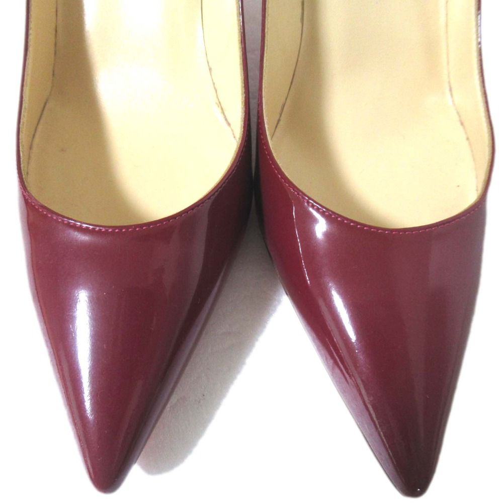 未使用 Christian Louboutin クリスチャンルブタン パテントレザー