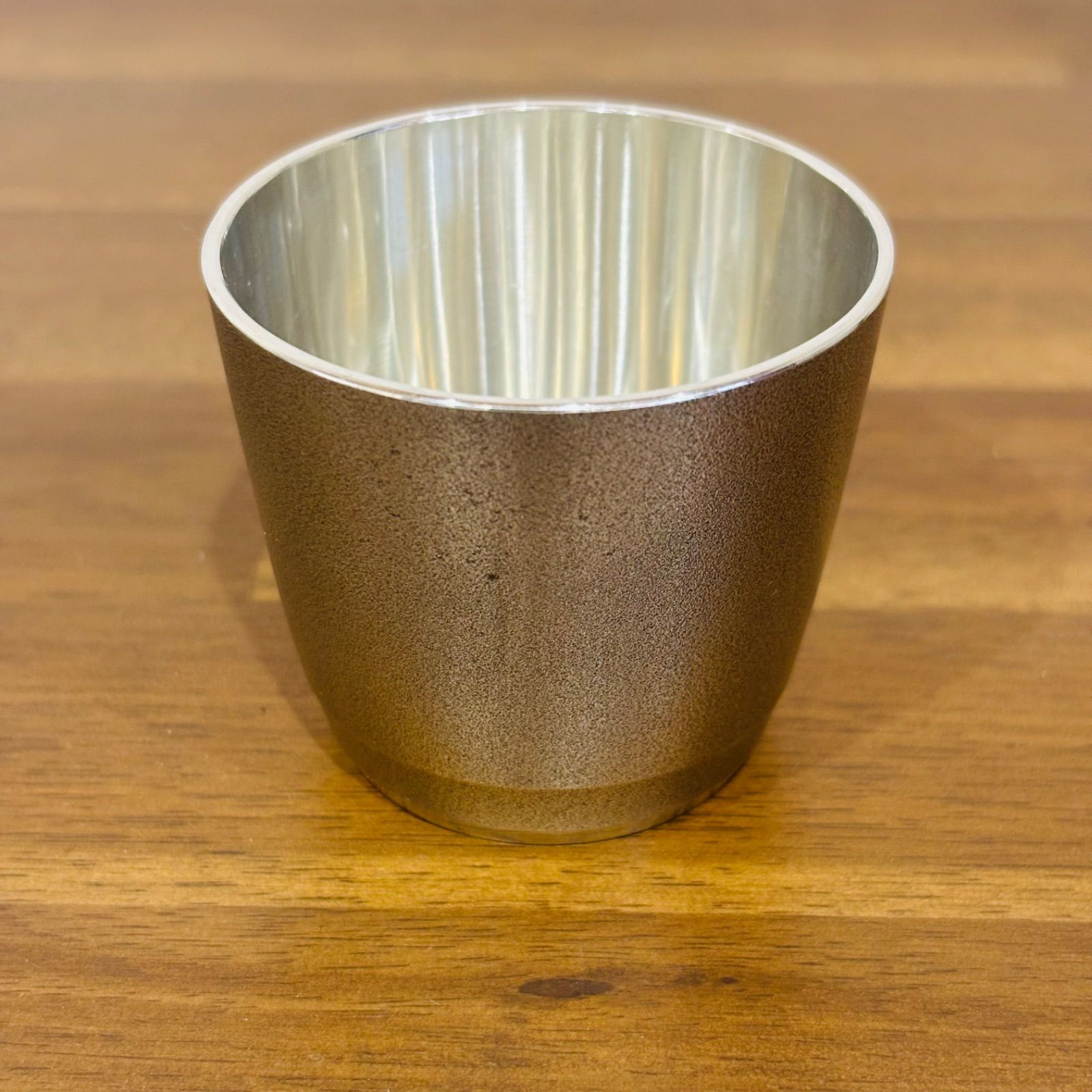 未使用 大辻朝日堂 薩摩焼 錫器 鹿児島 伝統工芸品 薩摩焼 箱入り 