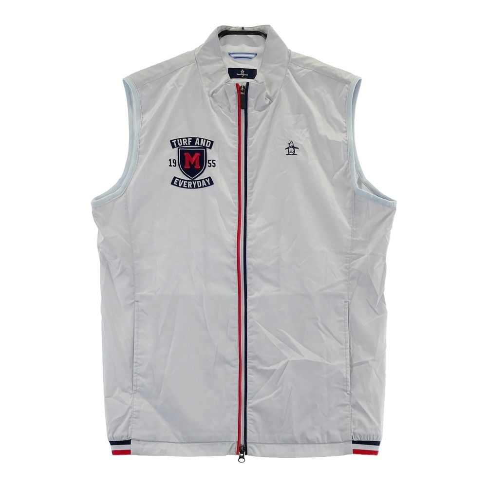 サイズ：L MUNSING WEAR マンシングウェア ジップベスト グレー系