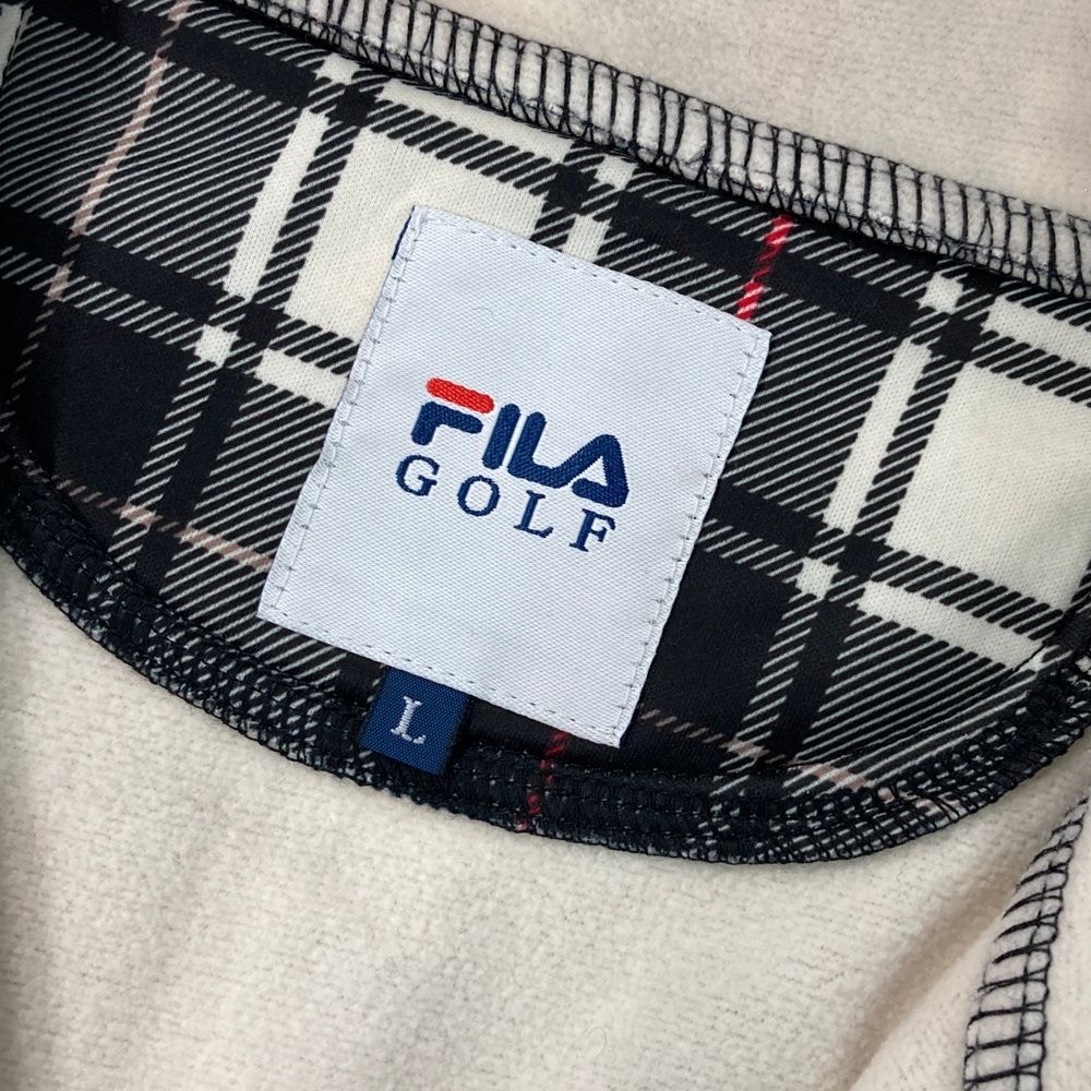 サイズ：L FILA GOLF フィラゴルフ SX4DM2383 裏起毛 ジップジャケット