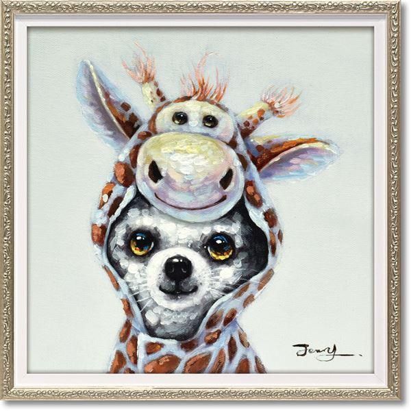 ユーパワー オイルペイントアート Sサイズ 「リトルドッグ」 - メルカリ