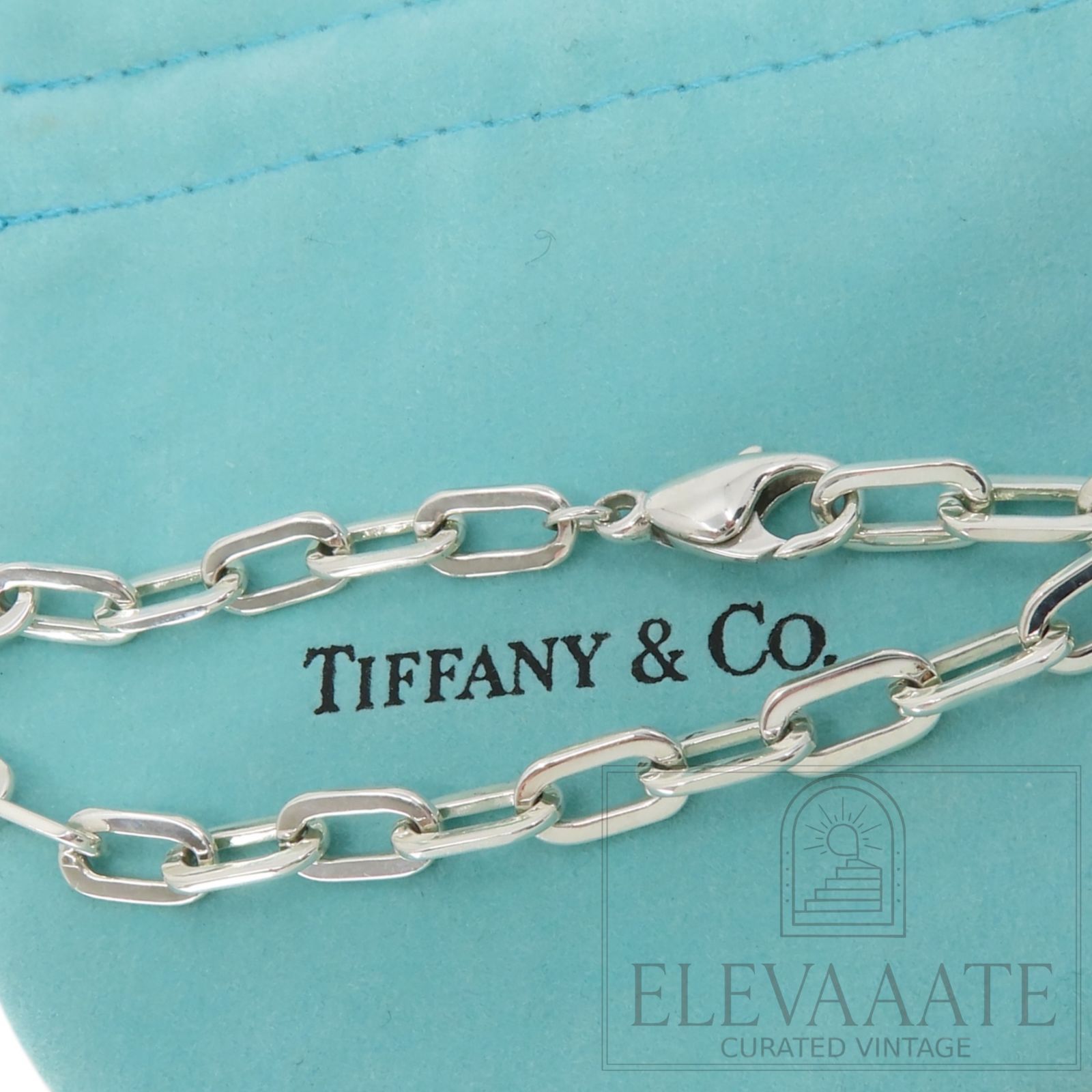 希少 美品 Tiffany&Co. ヴィンテージ ティファニー エリプス リンク