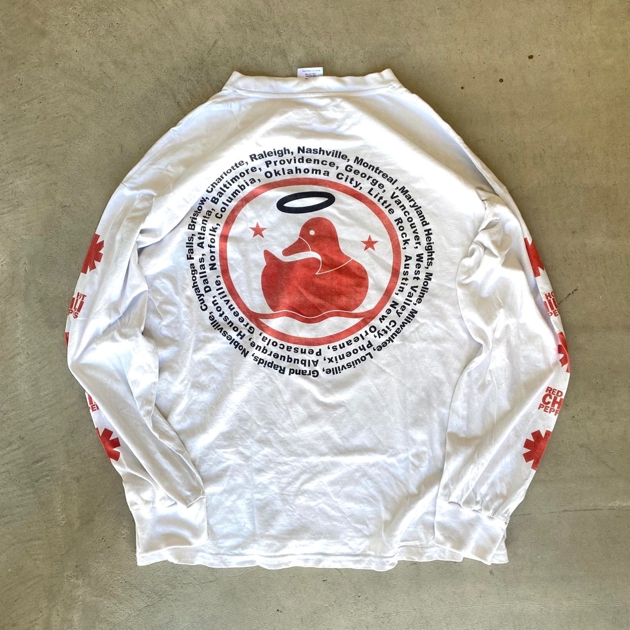 希少！レッチリロンT　カリフォルニケーション ブートT Red Hot Chili Peppers “Californication” Tour Long Sleeve XL 両面