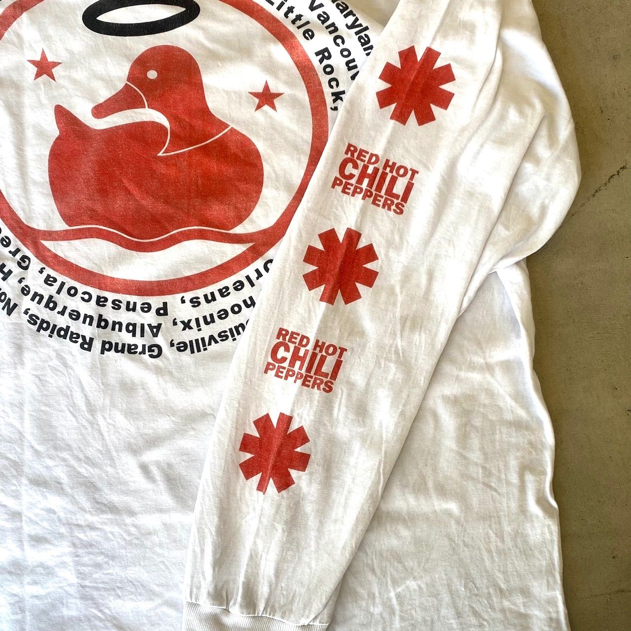 希少！レッチリロンT　カリフォルニケーション ブートT Red Hot Chili Peppers “Californication” Tour Long Sleeve XL 両面