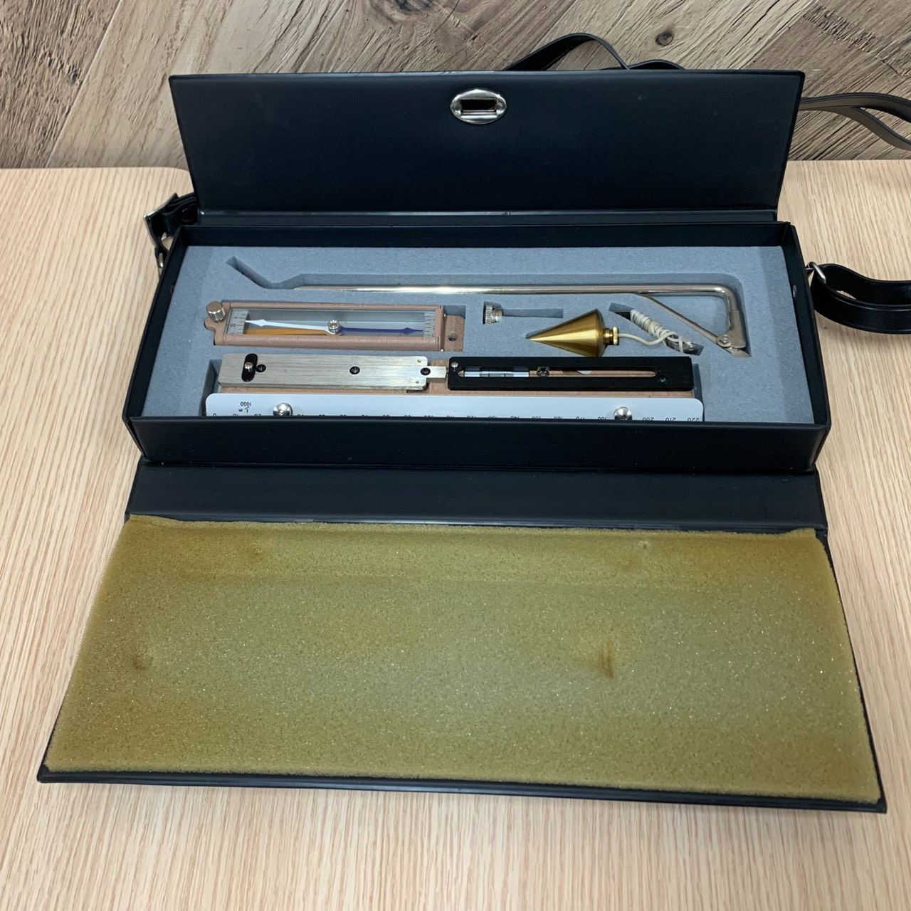 彦】平板測量器 金属アリダート 土木測量 教育実習用 昭和レトロ